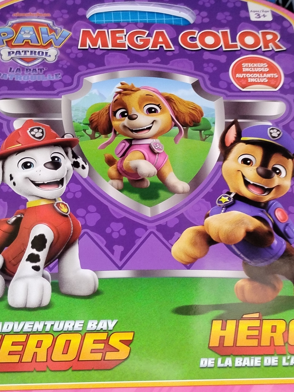 PAW Patrol Mega Color Kids Activity Book - Purple